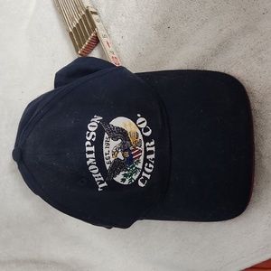 Thompson Cigar Co Hat Cap Hook & Loop Closure EUC